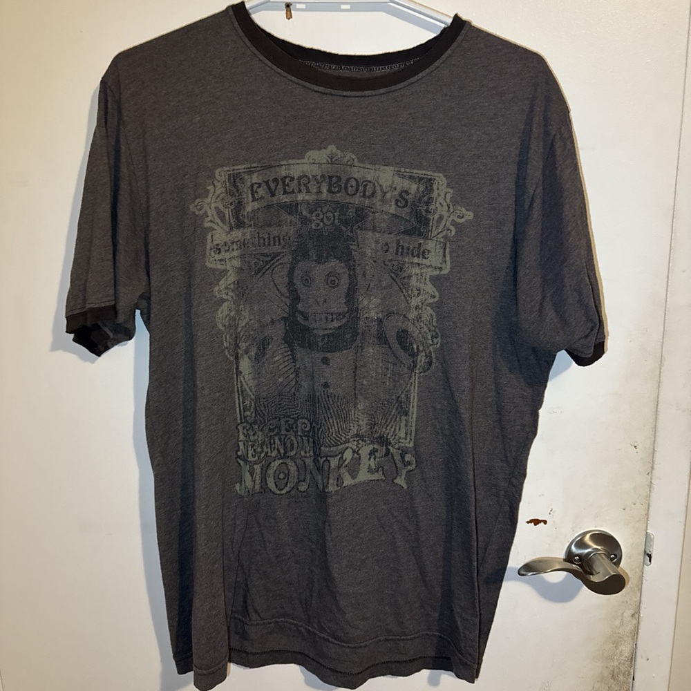 Brown Me and My Monkey Graphic Men's T-Shirt